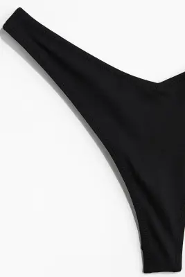 Bas de maillot string - Noir — photo 4
