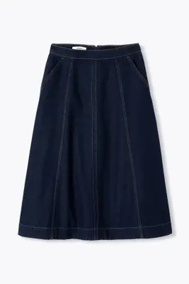 Jupe midi en jean Femme — photo 1