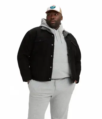 LEVIS VESTE BIG SHERPA TRUCKER DUVALL Noir — photo 2