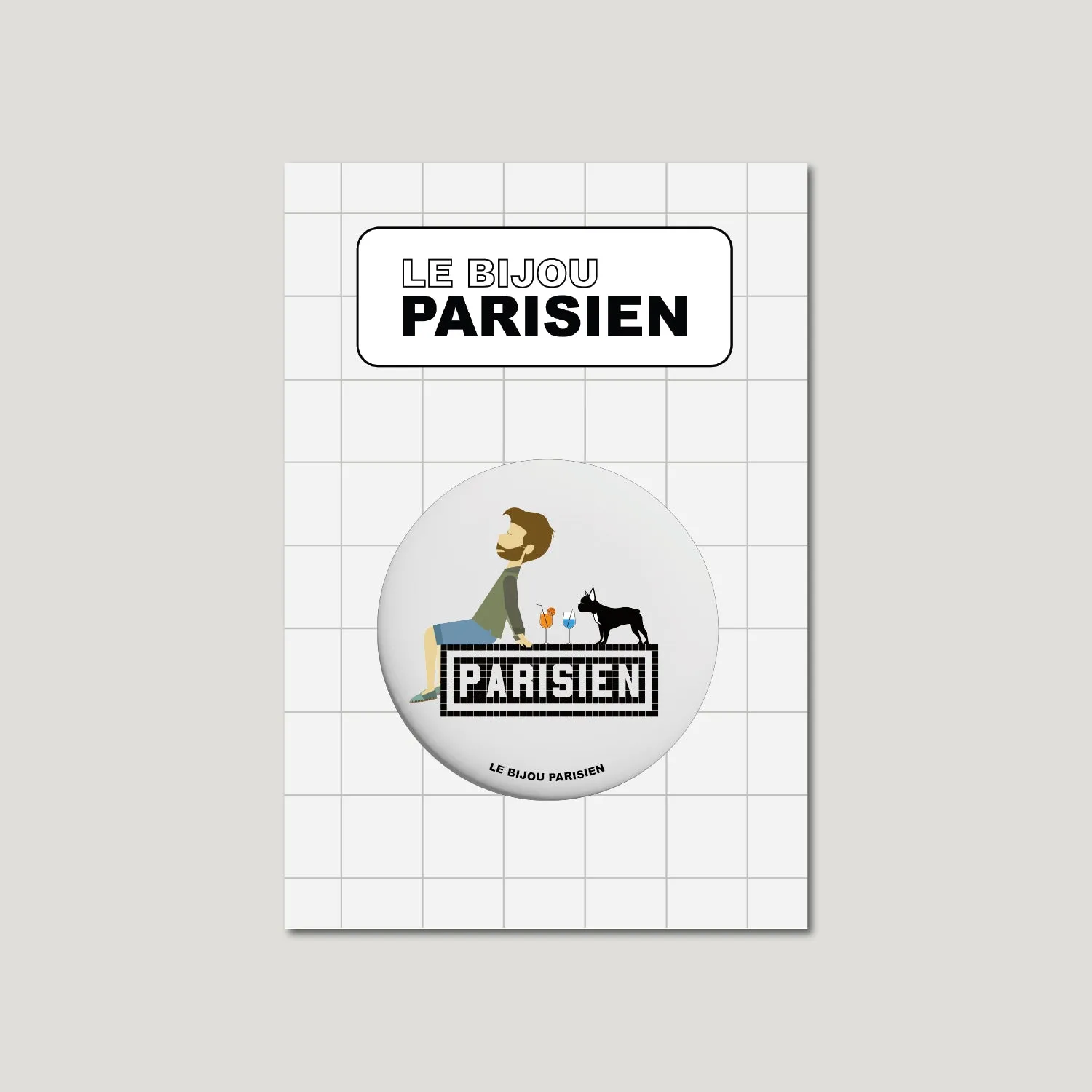 MAGNET PARISIEN - BOULEDOGUE FRANÇAIS