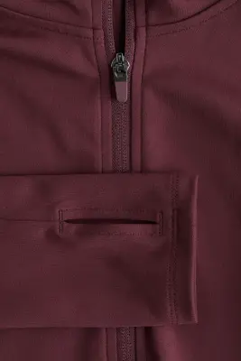 Veste de sport à capuche SoftMove™ - Bordeaux clair — photo 1