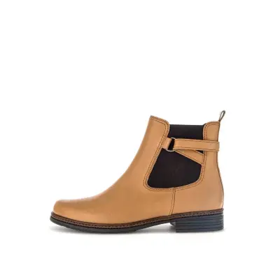 Bottines Gabor 34.670.24 Camel - Cuir Lacets Zip Grande Pointure Femme — photo 2