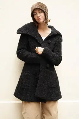 Manteau en Alpaga Bouclette — photo 4
