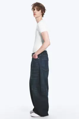 VOID JEAN BAGGY TAILLE BASSE - Bounty Blue - Bleu foncé — photo 2