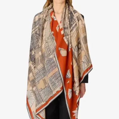 Écharpe Vivienne Orange — photo 3