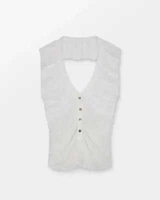 Linen Button Top — photo 2