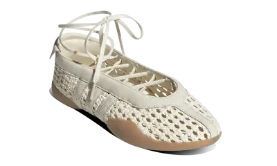 Adidas Mujer Taekwondo Mei Ballet Basketweave Cream White — photo 2