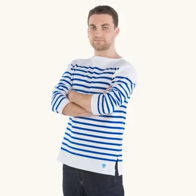 La marinière marine nationale authentique homme — photo 1
