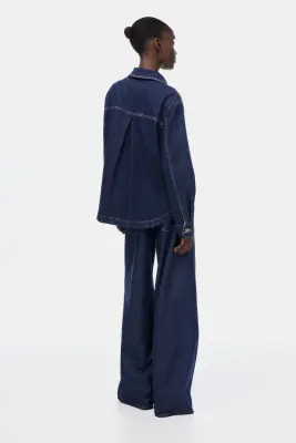 Veste-chemise - Bleu denim foncé — photo 2