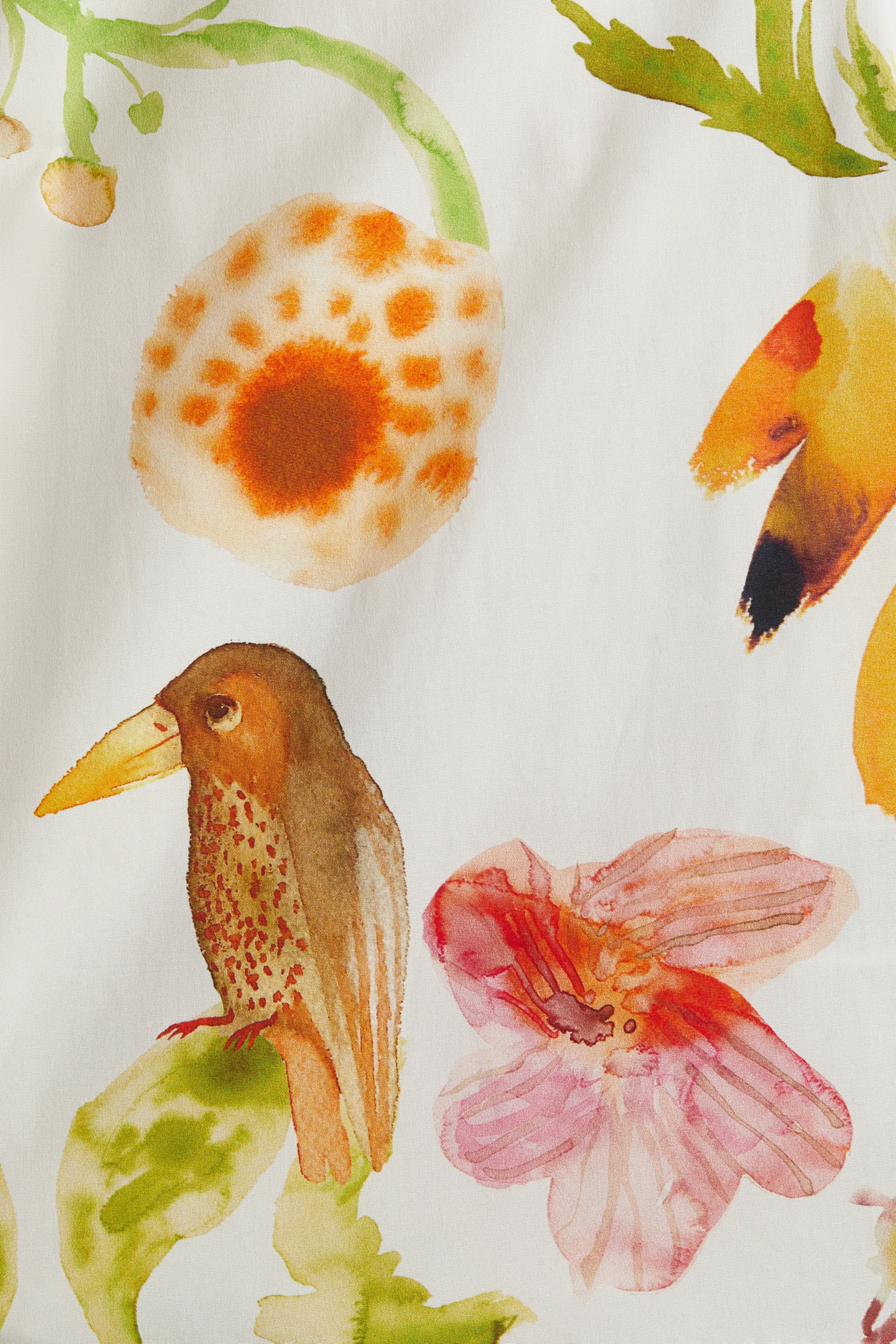 Robe avec détail torsadé - Blanc/motif