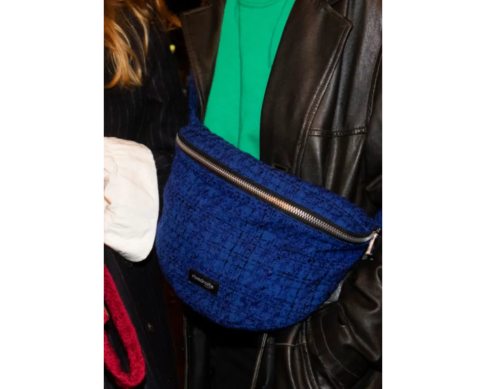 Sac banane Custine XL tweed Rive Droite