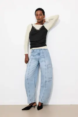T-shirt effet superposé Femme — photo 3