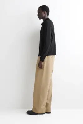 CHEMISE EN MAILLE DE LAINE MÉRINOS - NOIR — photo 2