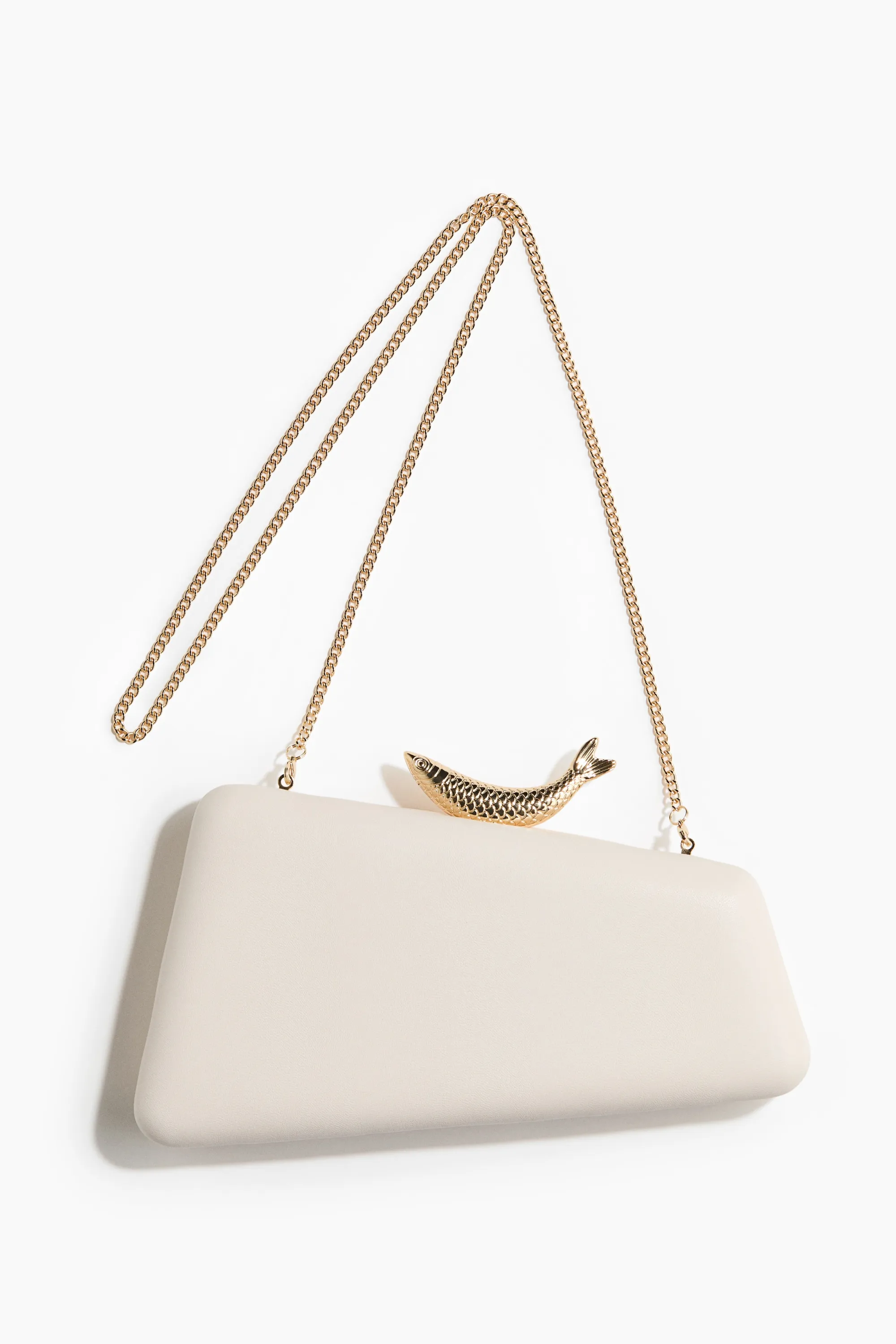 Pochette asymétrique - Crème