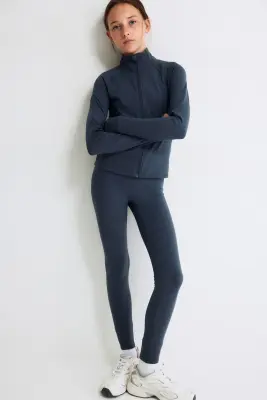 Veste de sport chaude Fleece SoftMove™ - Bleu acier — photo 2
