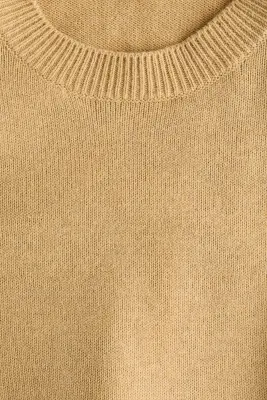 Pull à épaulettes - Beige — photo 4