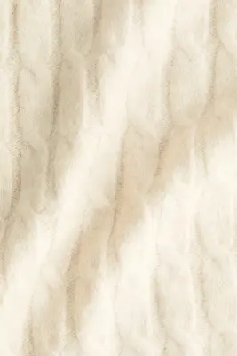 Pantalon en maille torsadée - Beige clair — photo 3