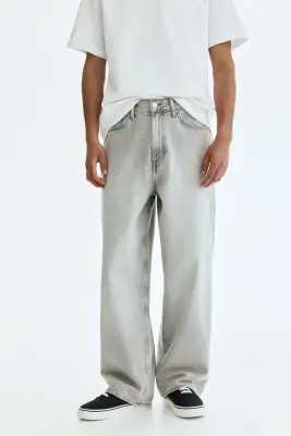 Baggy Jeans - Gris denim clair — photo 1