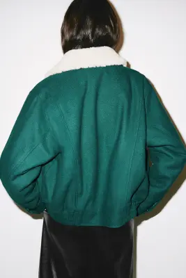 Veste matelassée - Vert foncé — photo 3