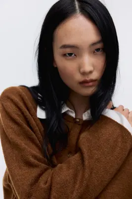 Gilet loose - Marron — photo 3