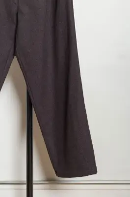 Still By Hand –  W/N wide pants PT08263OS – DARK BROWN — photo 5