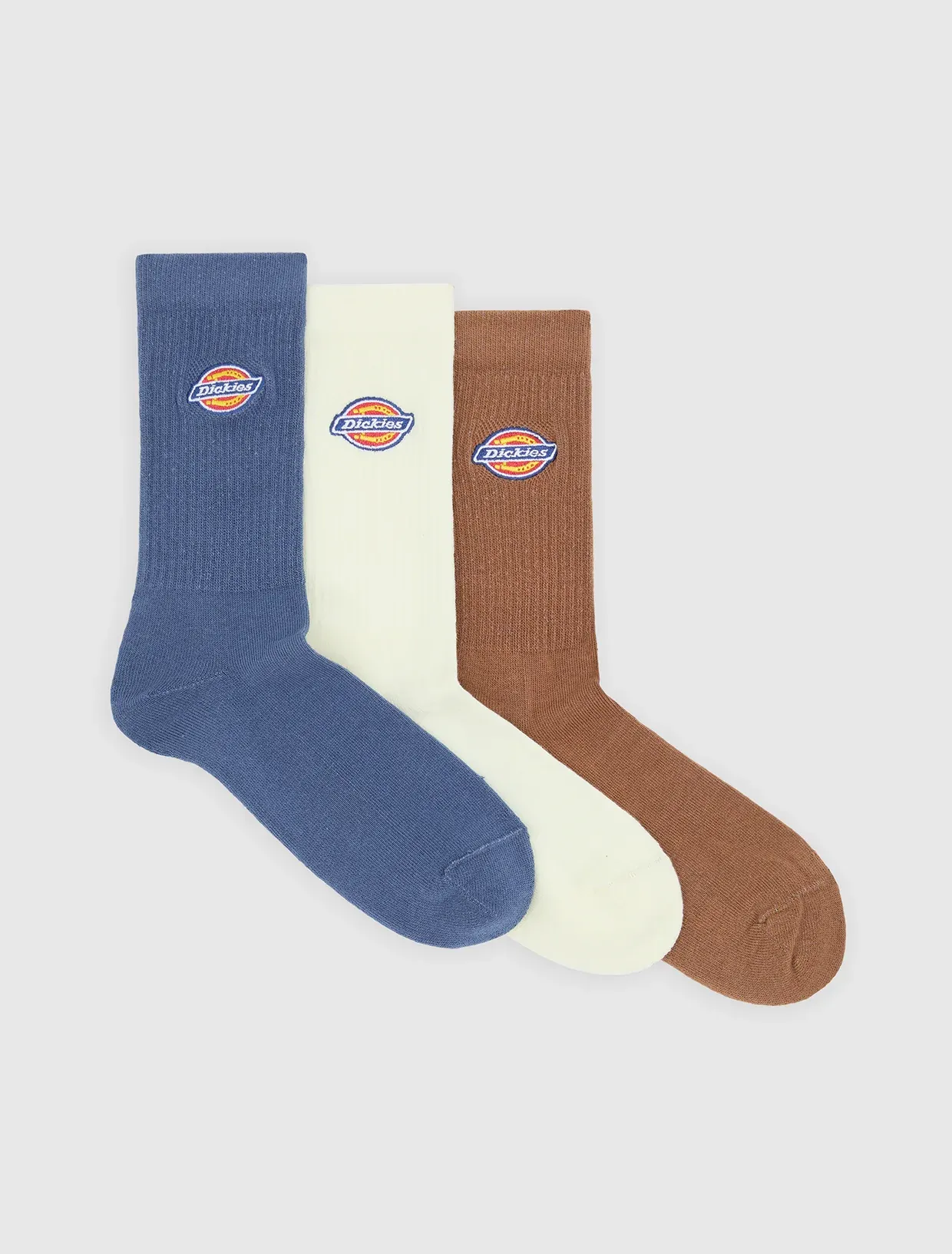Chaussettes dickies valley grove – indigo/beige/brown