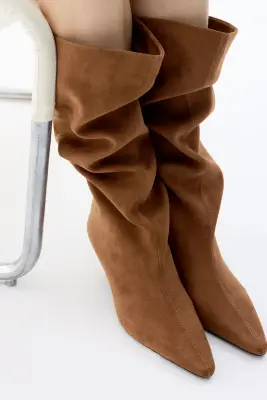 Bottes de hauteur genou - Marron — photo 2