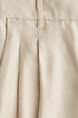 Pantalon chic à jambes larges - Beige clair — photo 2