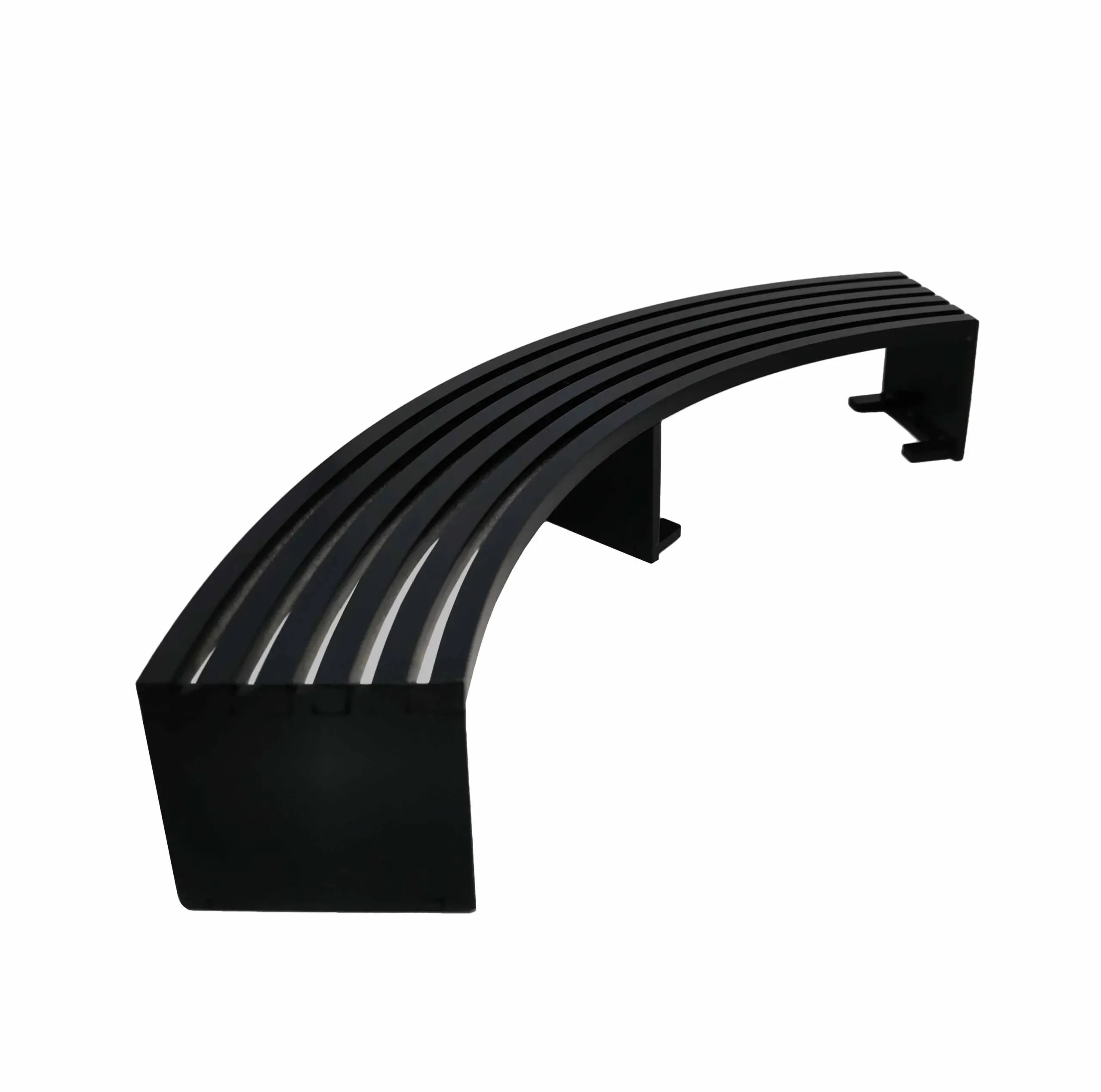 Module fingerskate Close up curved bench – metal