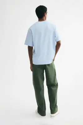 T-shirt Loose Fit - Bleu clair/Monet — photo 3