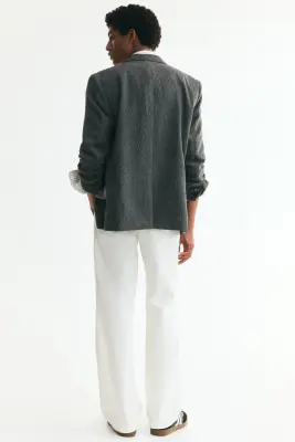 Chino Relaxed Fit en coton - Ivoire — photo 2