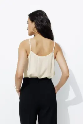 Top à fines bretelles Femme — photo 4