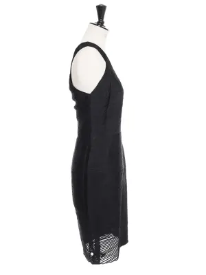 Robe de soirée asymétrique près du corps en maille ajourée Prix boutique 800€ Taille 40 — photo 4