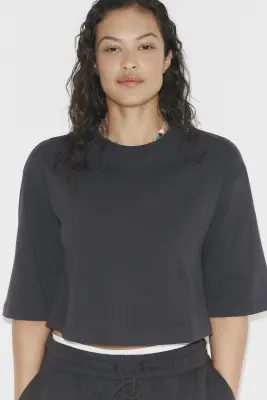 T-shirt oversize - Noir — photo 1