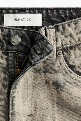 Jean à effet peint - Gris — photo 5