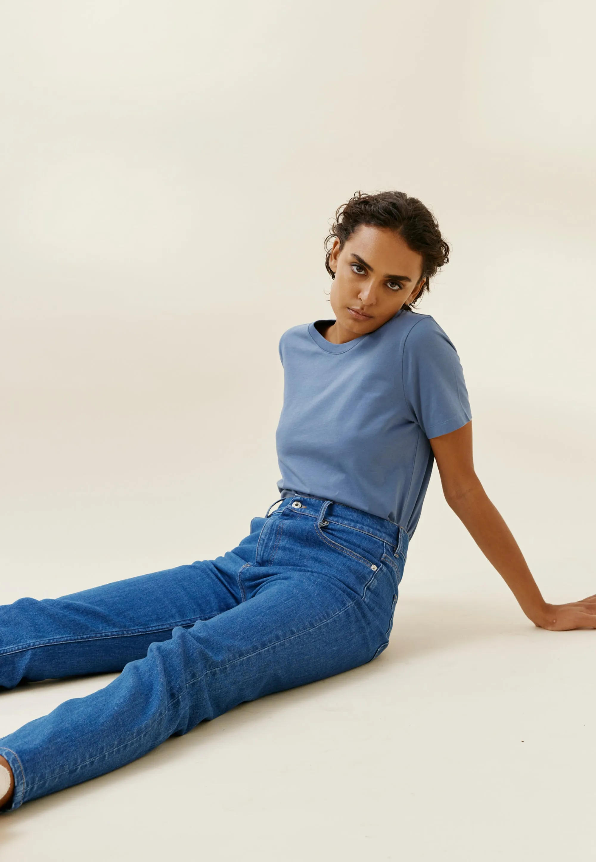 Le t-shirt classique - Bleu tempête
