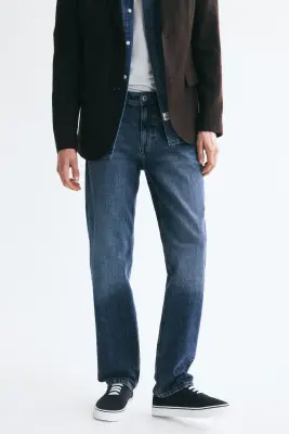 Regular Jeans - Bleu denim foncé — photo 1