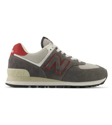 NEW BALANCE U574 Gris Bordeaux — photo 4