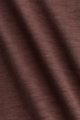 T-shirt ajusté - Marron — photo 2