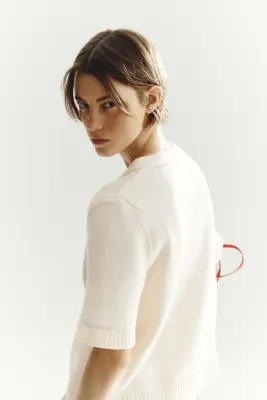 Gilet à manches courtes - Beige clair — photo 3