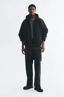 Veste à capuche - Noir — photo 2