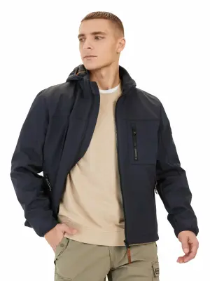 CAMEL ACTIVE BLOUSON SOFTCHELL Marine — photo 2