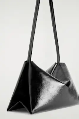SAC PORTÉ ÉPAULE PAVILION - CUIR - NOIR — photo 4