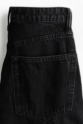 Barrel High Waist Jeans - Noir denim — photo 2