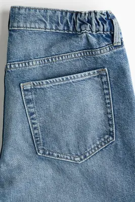 MAMA Wide Low Jeans - Bleu denim — photo 4