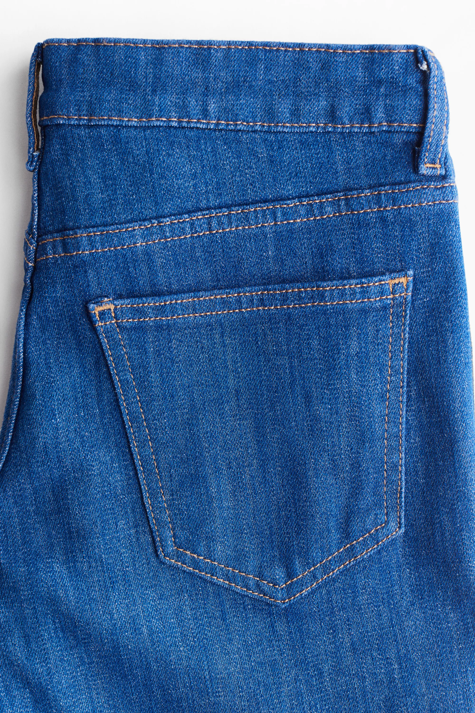 Flared Low Jeans - Bleu denim