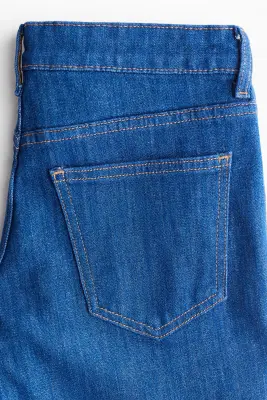 Flared Low Jeans - Bleu denim — photo 1