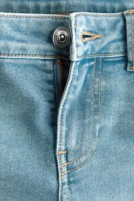 Flared Low Waist Jeans - Bleu denim clair — photo 4