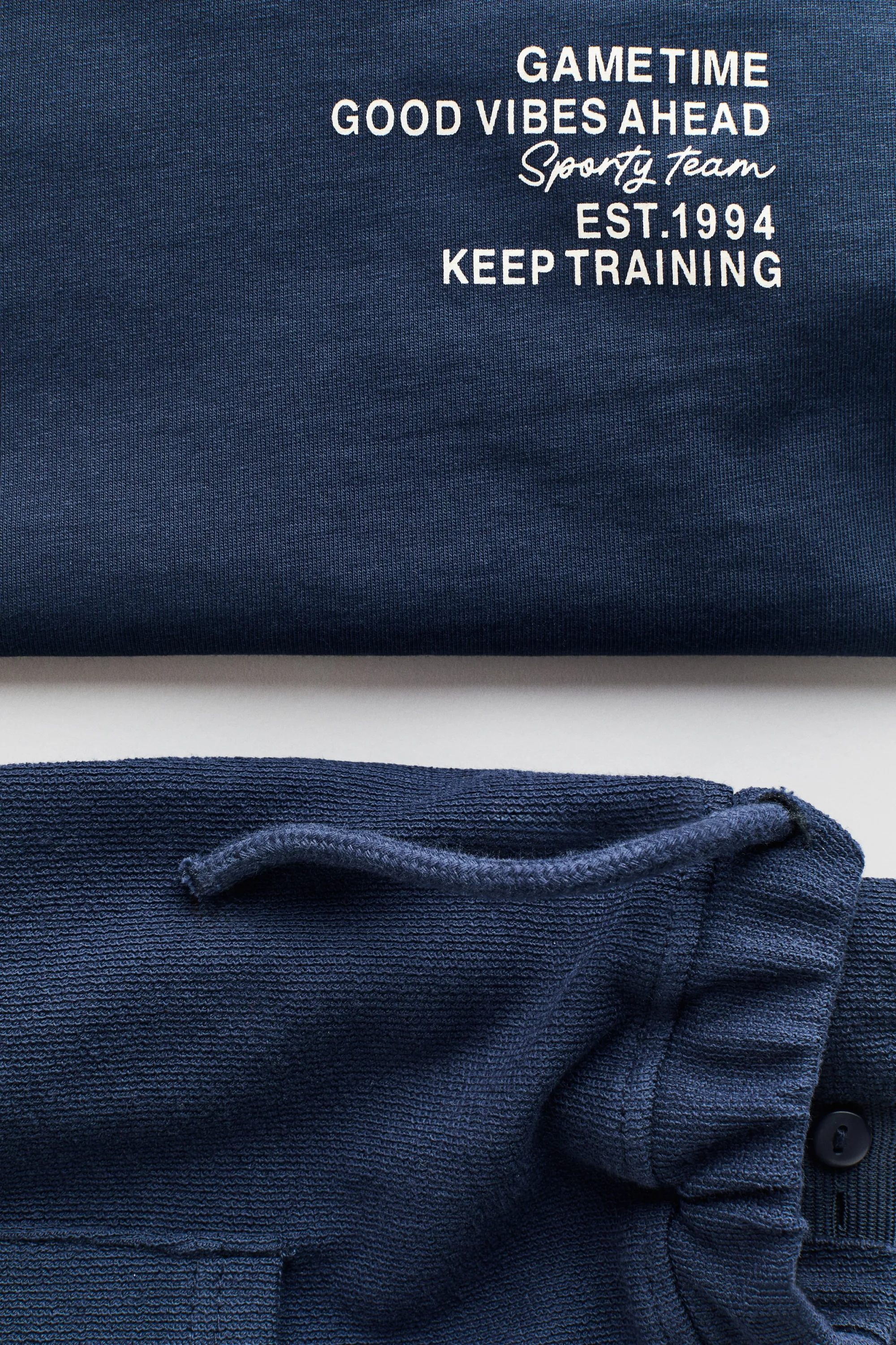 Ensemble 2 pièces en coton - Bleu marine/Gametime