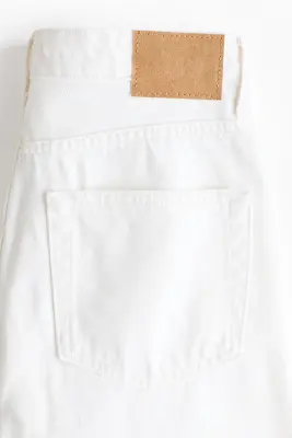 Baggy Regular Waist Jeans - Blanc denim — photo 3